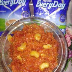 A picture of 🥕 carrot Halwa.