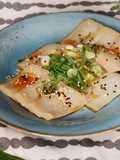 Acar Konnyaku Miso dan Wijen コンニャクの胡麻味噌漬け