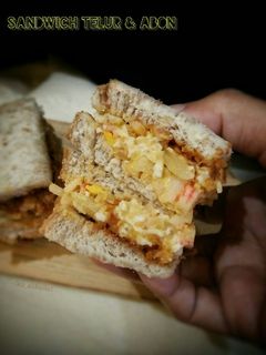 Foto resep Sandwich Telur dan Abon