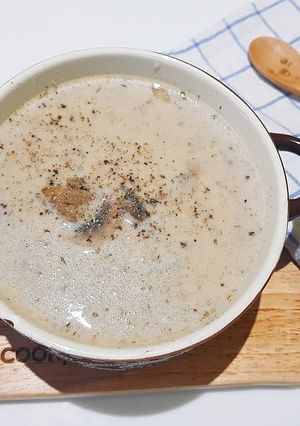 รูปของ ซุปเห็ดแชมปิญอง Mushroom Cream Soup