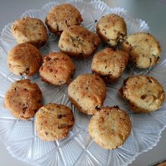 A picture of Spicy lentil croquettes (only I made them round!) alla Fluffy.
