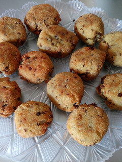 A picture of Spicy lentil croquettes (only I made them round!) alla Fluffy.