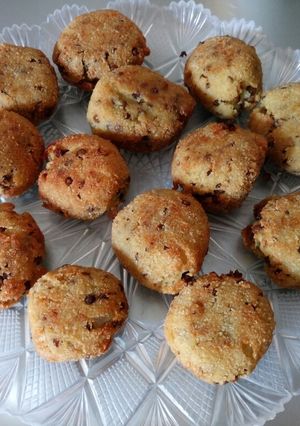 A picture of Spicy lentil croquettes (only I made them round!) alla Fluffy.