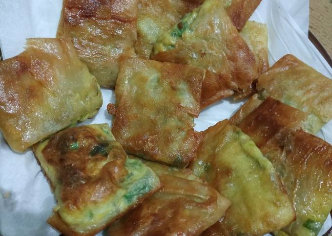 Cara Gampang Menyiapkan Martabak mini (kulit lumpia) Anti Gagal