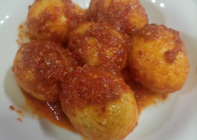 Resep Balado telur Resep Balado telur