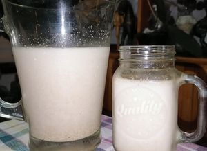 Una foto de Agua fresca de amaranto ✨