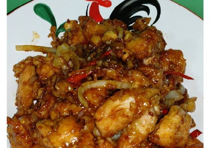 Ayam fillet saos lada hitam saori