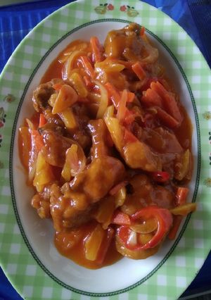 Foto resep Asam manis ayam goreng