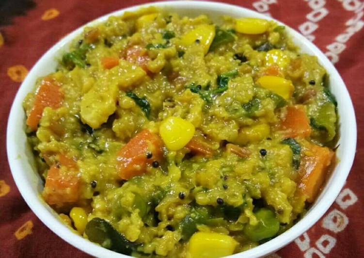 Simple Way to Make Super Quick Homemade Oats veggie upma