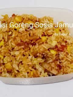 Foto resep Nasi Goreng Sosis Jamur