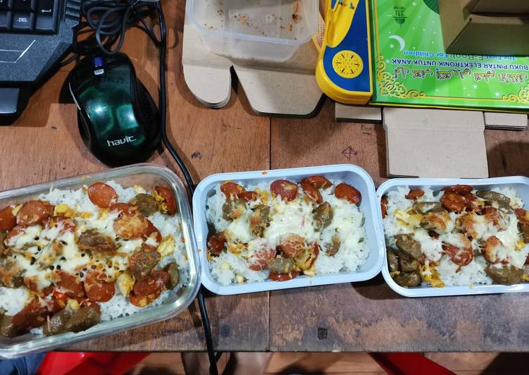 Bumbu Nasi gila panggang mozarella | Cara Membuat Nasi gila panggang mozarella Yang Sempurna