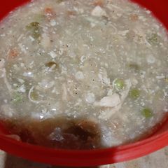 A picture of Hot and sour soup.