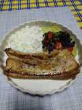 Entremeada grelhada com Arroz e Legumes