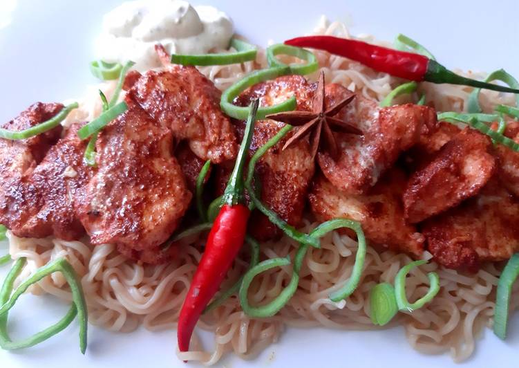 Steps to Make Award-winning Chicken and noodles