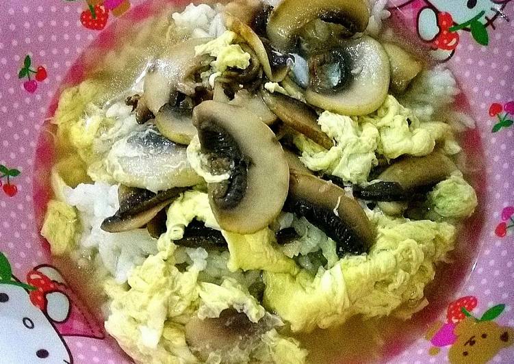 Resep Sup jamur telur (Superrrr simpleee!!) yang Lezat
