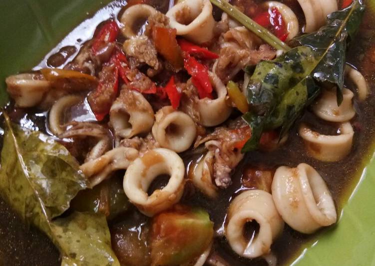 Resep Tumis Cumi Pedas Manis Oleh Resep Bunbika Cookpad