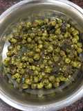 Brinjal & green peas sabji
