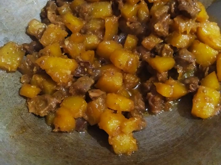 Cara Gampang Membuat Resep 104. Sambel Goreng Ati Kentang yang Enak Banget Anti Ribet, Lezat Sekali