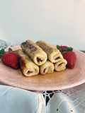 Rollitos de pan francés