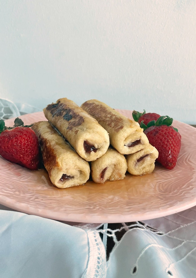 Una foto de Rollitos de pan francés
