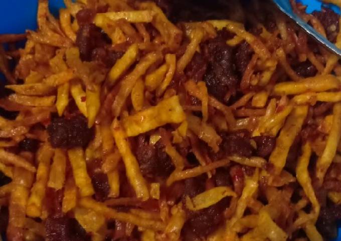 Resep Sambel goreng daging n ubi yang Enak