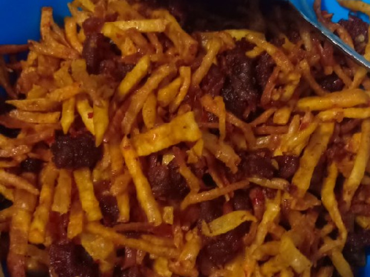 Resep Sambel goreng daging n ubi yang Enak