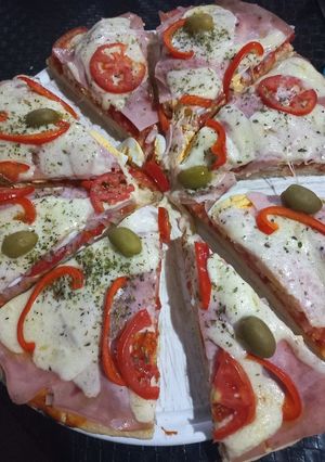 Una foto de Pizza casera 😉