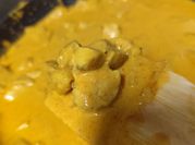 Una foto de pollo al curry fácil