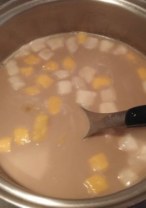 Foto resep Kolak susu sederhana #harigizinasional2019