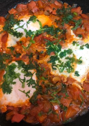 শাকসুকা (Shakshuka recipe in Bengali) রেসিপির প্রধান ছবি