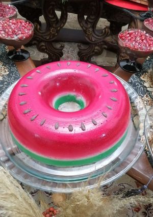 عکسی از دستور ژله یلدا