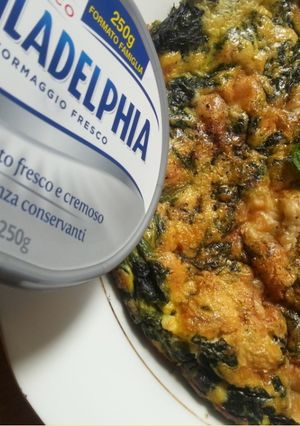 Foto di Frittata spinaci e Philadelphia, per una #primaverainverde