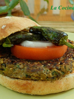Una foto de Hamburguesa Vegana