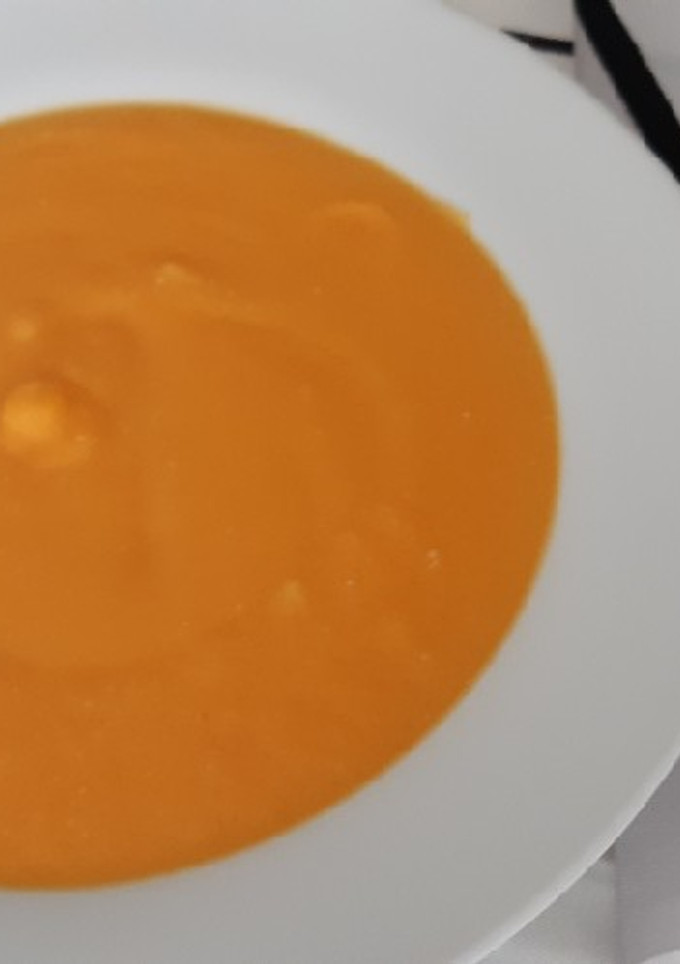 Una foto de Crema de calabaza