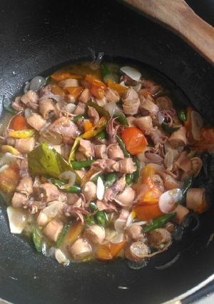 Foto resep Oseng Cumi Asin