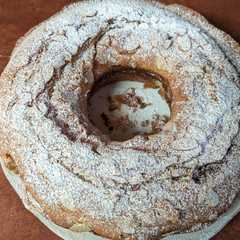 Une photo de Sour cream cake