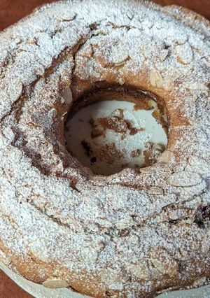 Une photo de Sour cream cake