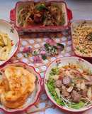 Mâm cơm nhiều món