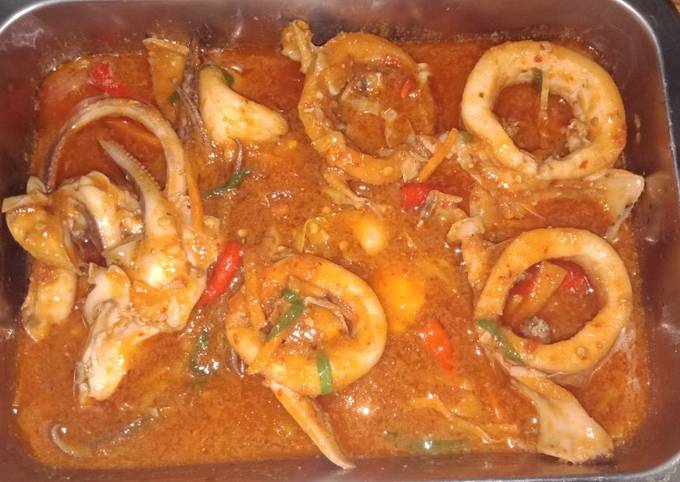 Cumi jumbo pedas manis