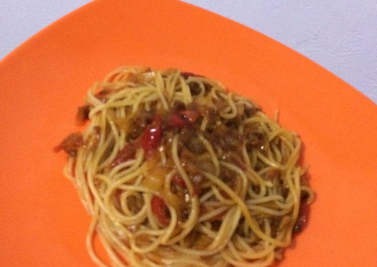 Spaghetti Hot Bolognese Homemade