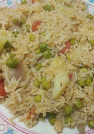 A picture of Veg pulao.
