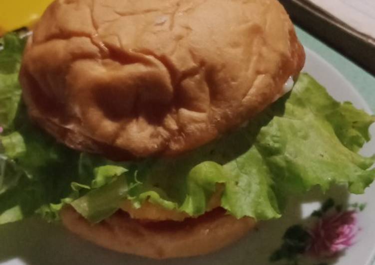 Cara Membuat 49.burger ala dapur kayla, Paling Enak