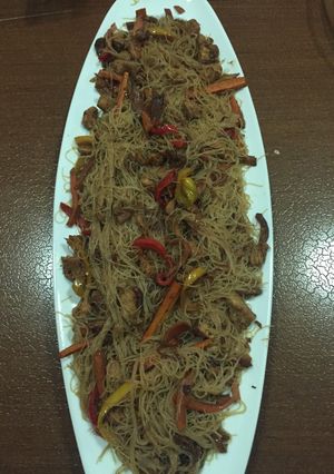 صورة لوصفة يام بون سن (طبق تايلندي)