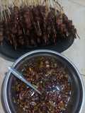 Sate daging sapi simple