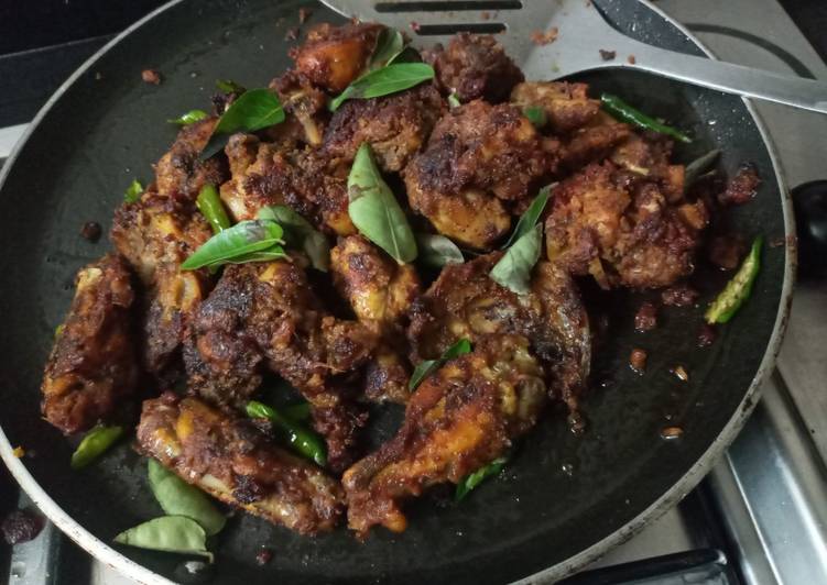 Chicken beetroot pan fry