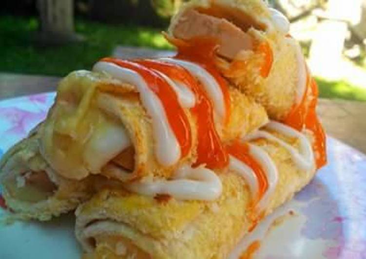 Roti Goreng Sosis Mozzarella