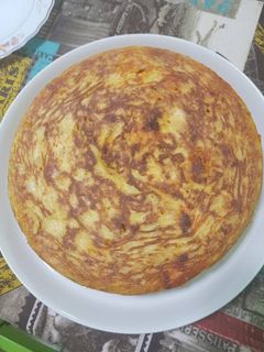 Una foto de Tortilla de patata y chorizo