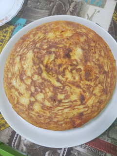 Una foto de Tortilla de patata y chorizo