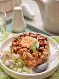 Nasi Tim Telur Asin