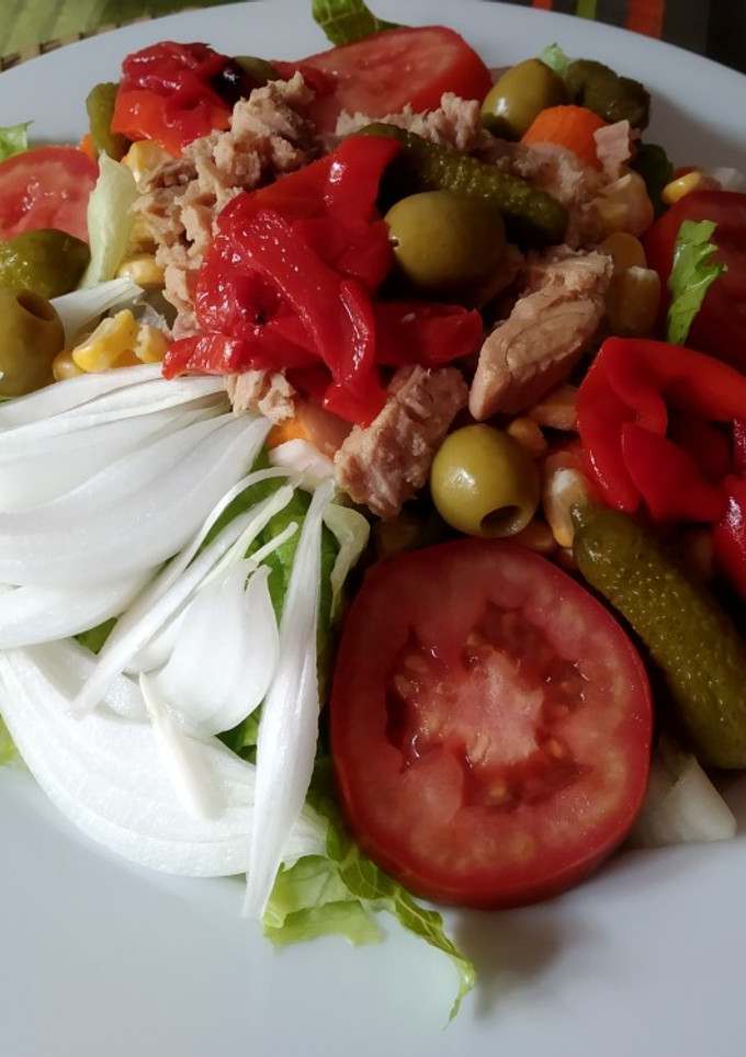Una foto de Ensalada de la casa